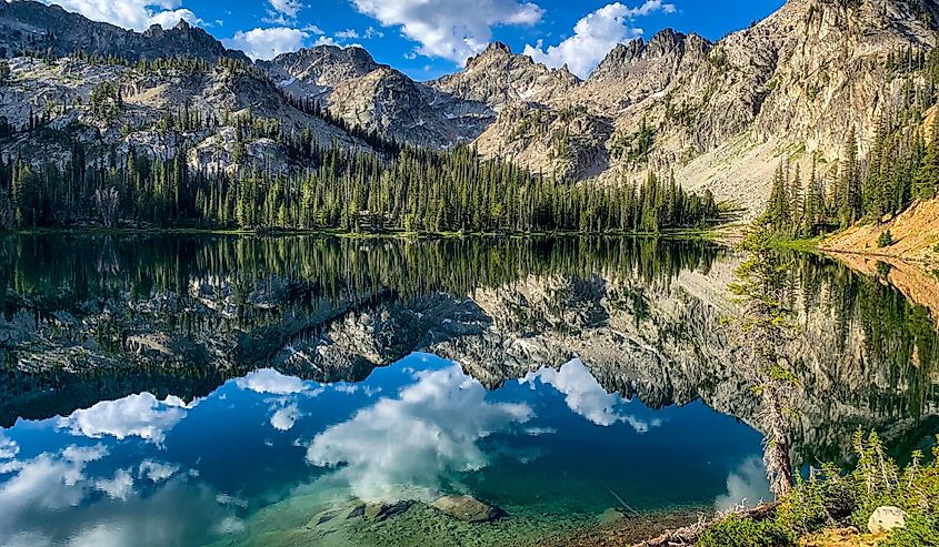 The Sawtooth Mountains Wilderness near Sun Valley, Idaho.