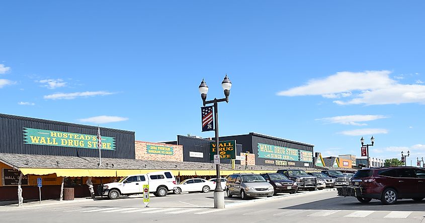 Downtown Wall, South Dakota.