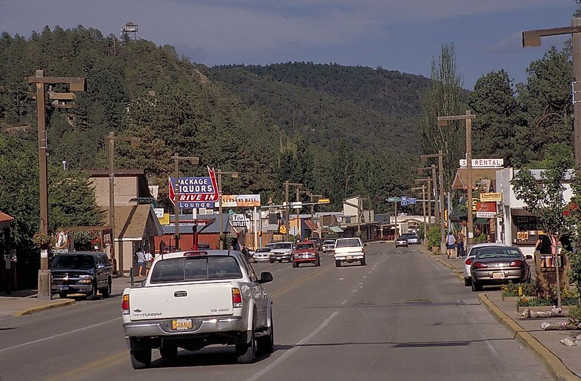 Downtown Ruidos, New Mexico.