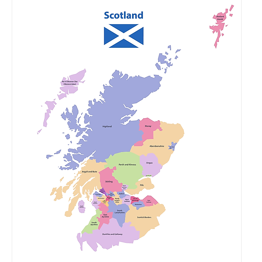 scotland map