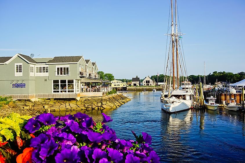 The charming town of Kennebunkport, Maine.