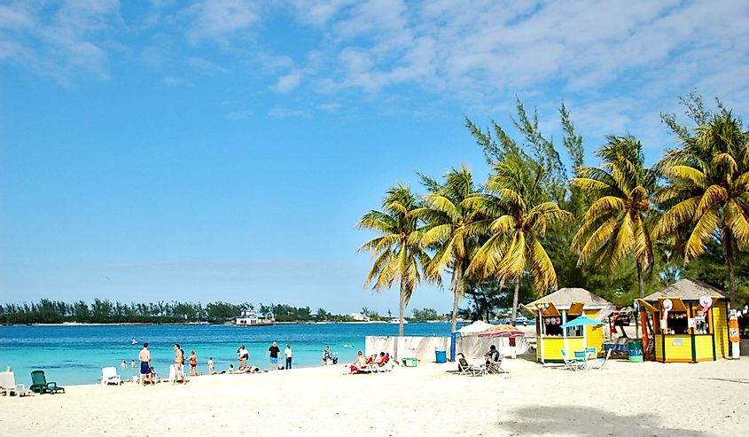 City Beach At Nassau, The Bahamas