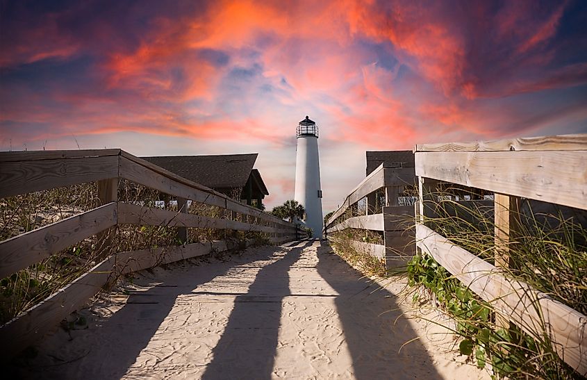 St. George Island, Florida: Lighthouse Museum and Gift Shop.