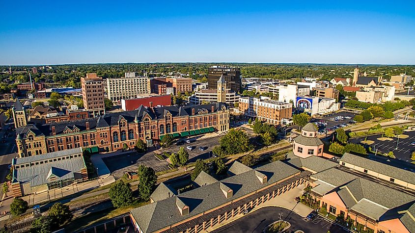 Skyline view of downtown Springfield