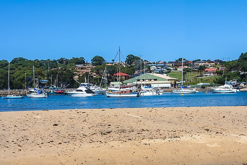The harbor at Ulladulla, New South Wales, Australia.