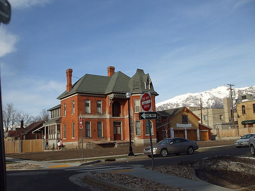 The John George Moroni Barnes House, a historic home in Kaysville, Utah