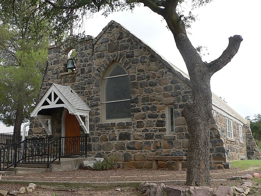 Oracle Union Church in Oracle, Arizona.