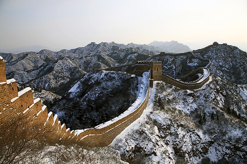 Great wall in winter