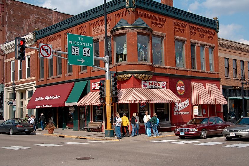 Lily's Grill and Malt Shop in Stillwater, Minnesota.