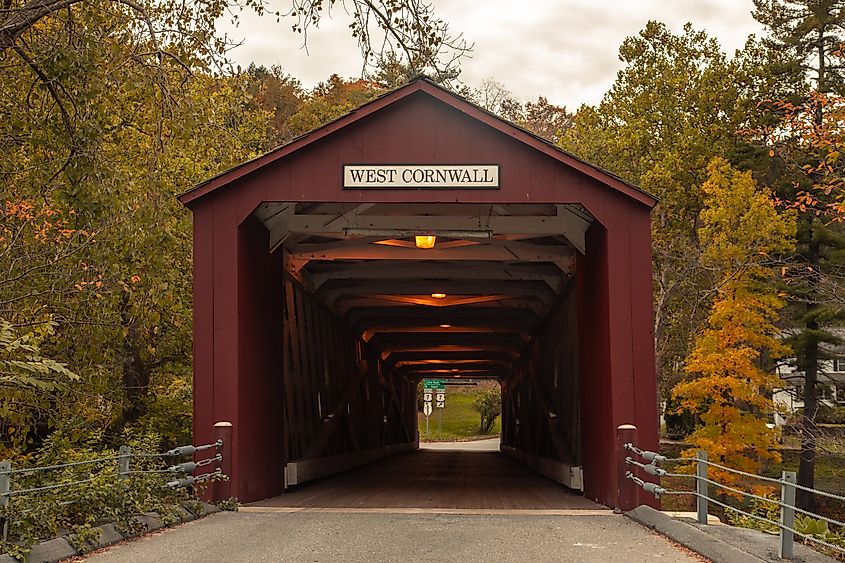 West Cornwall Covered Bridge Connecticut.