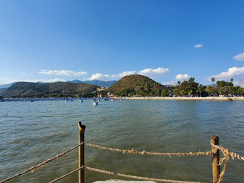 View of Lake Chapala in Mexico.
