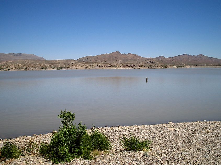 Caballo Lake, New Mexico, via Wikipedia