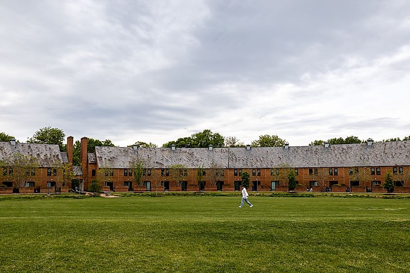 St. Mary's College campus in St. Mary's City, Maryland