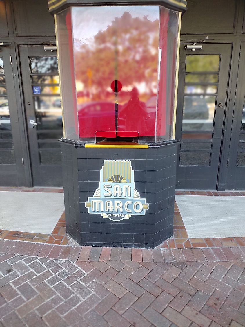 Ticket station in the San Marco Theatre