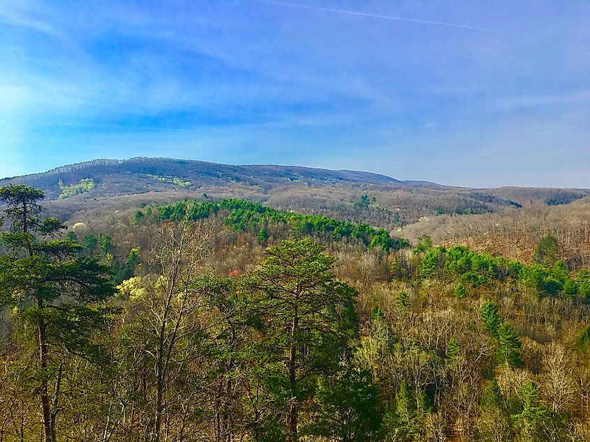 Dans Mountain in Maryland.