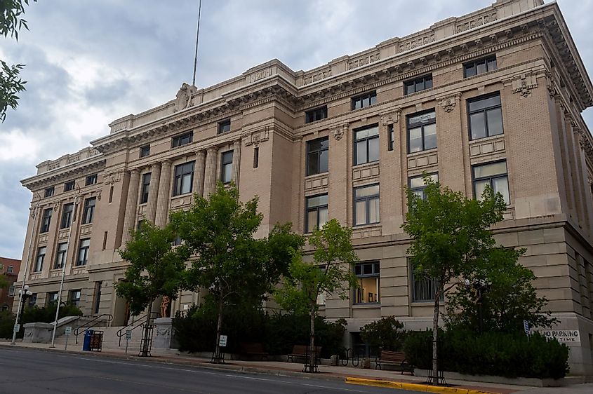 The Silver Bow County Courthouse in Butte, Montana