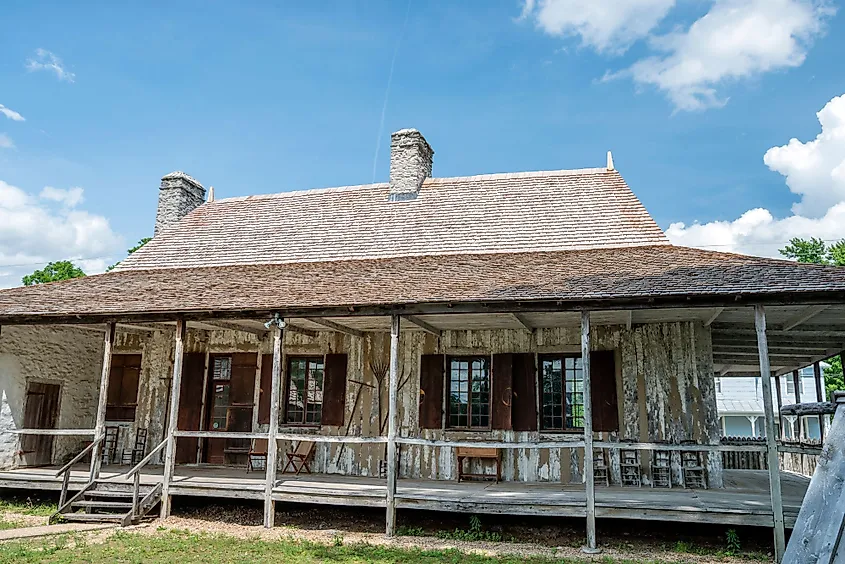 Louis Bolduc House in Ste. Genevieve, Missouri.