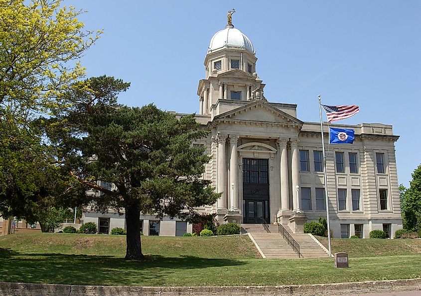 County courthouse in Jackson, Minnesota