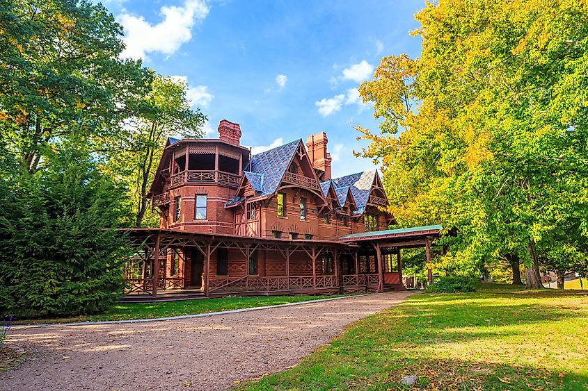 Mark Twain House and Museum in Hartford, Connecticut