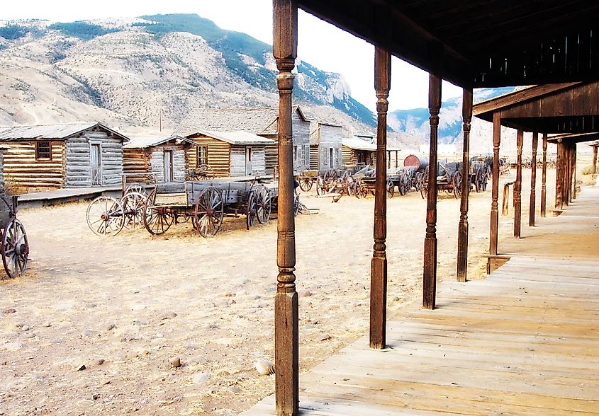 Old west, Old trail town, Cody, Wyoming, United States