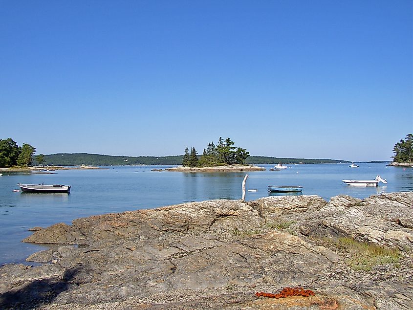 Coastline of Blue Hill Bay, Maine