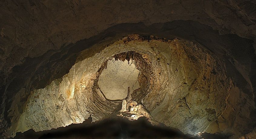 The Monument Mountain in Wyandotte Caves, Indiana