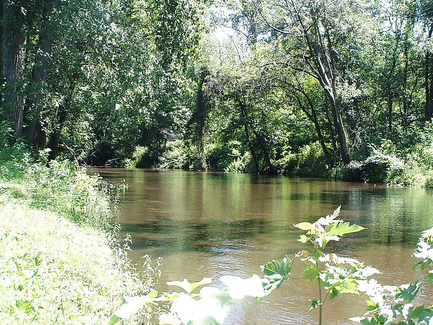 Kankakee River in Indiana.