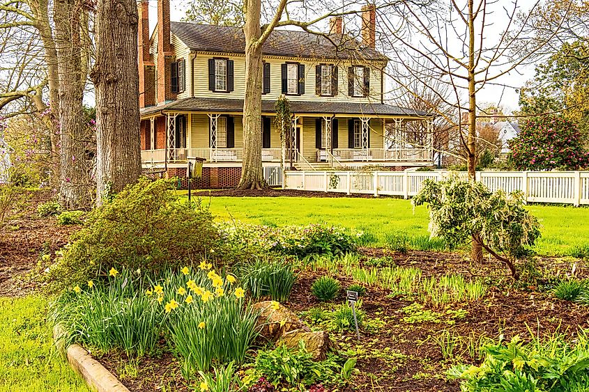 The Blount-Bridgers House in Tarboro is a Historic Home with an Extensive Garden and Art Museum