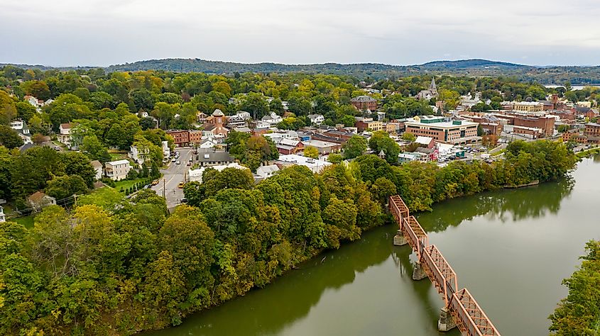 Qauint little town on the Hudson River called Catskill in upstate New York