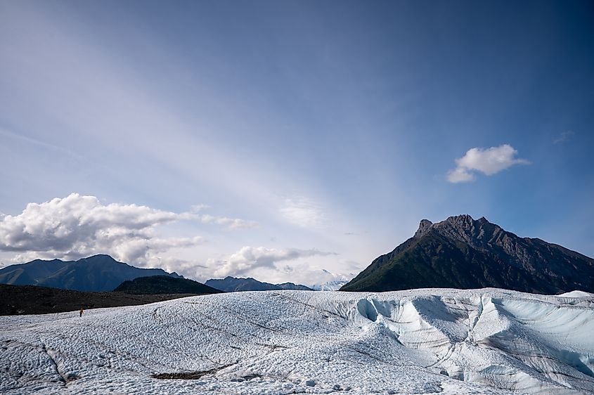 Glacier In Wrangell-St. Elias National Park and Preserve.