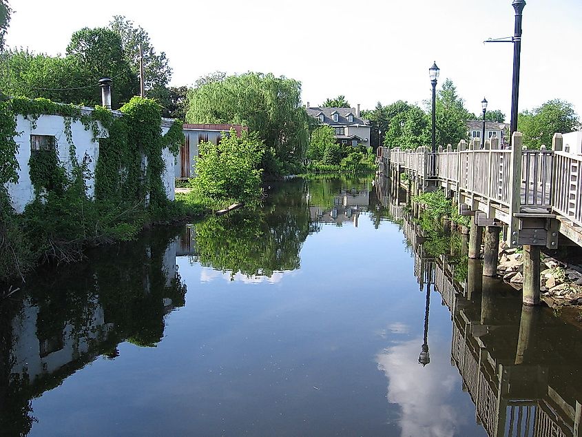 Milford boardwalk, Milford, Delaware