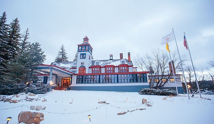 The Lodge Hotel in the town of Cloudcroft, New Mexico.