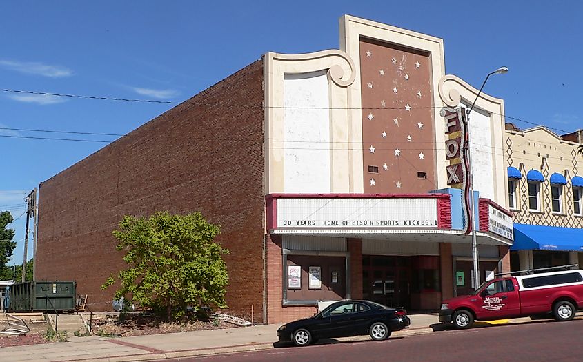 Fox Theatre in McCook, Nebraska.