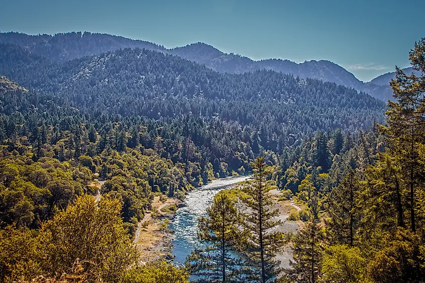 The Trinity River in Northern California