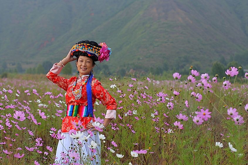 A Mosuo woman.