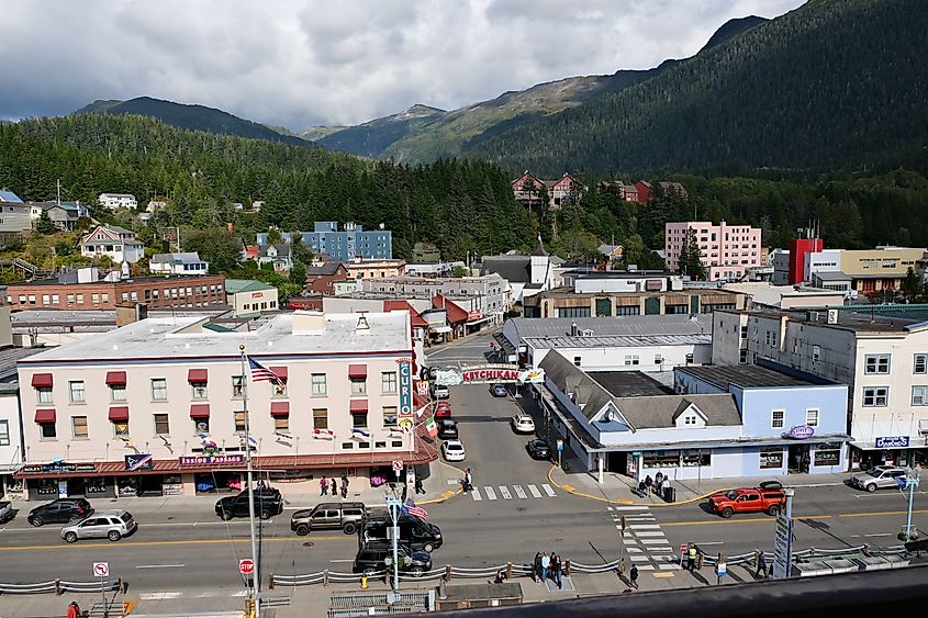 The beautiful town of Ketchikan, Alaska