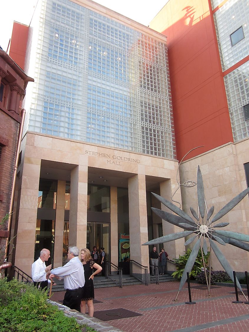 Entrance to Ogden Museum of Southern Art.