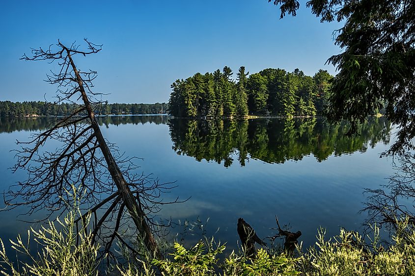Silver Lake in Frontenac County. 