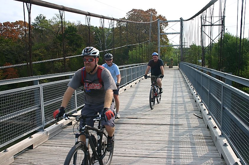 Warsaw Swinging Bridge