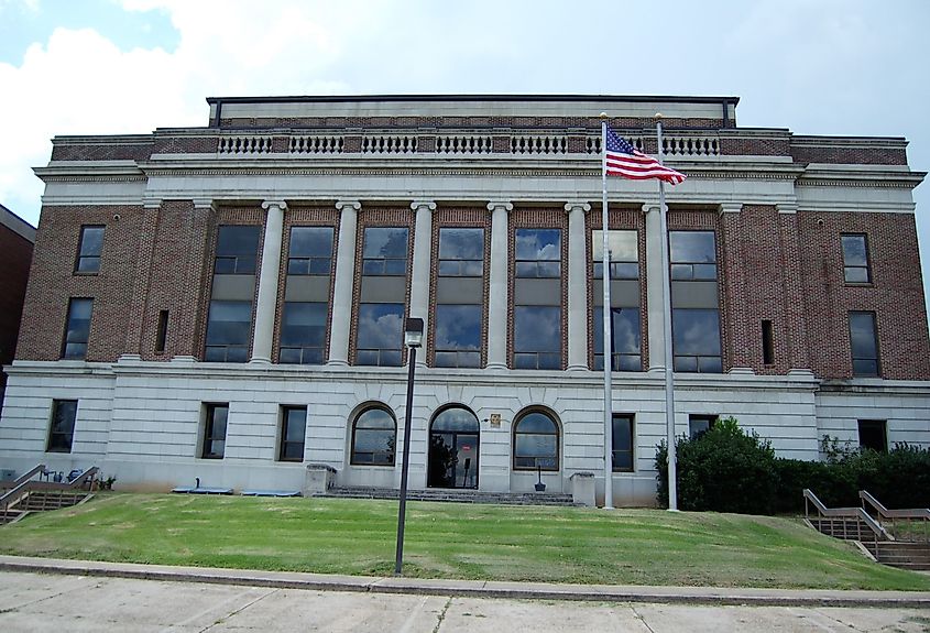 Catahoula Parish Courthouse in Louisiana