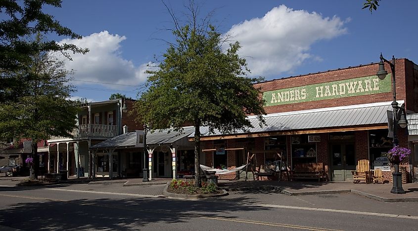 Historic Northport area of Tuscaloosa, Alabama