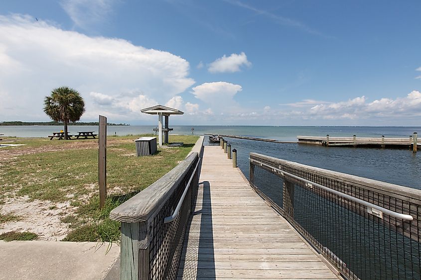 beach of Joseph Peninsula Florida USA