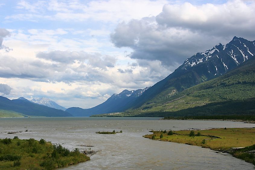Kinbasket Lake, the Columbia River reservoir in British Columbia