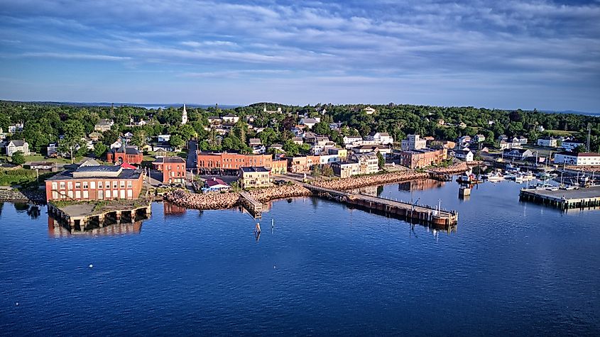 Eastport, Maine, and Perry.