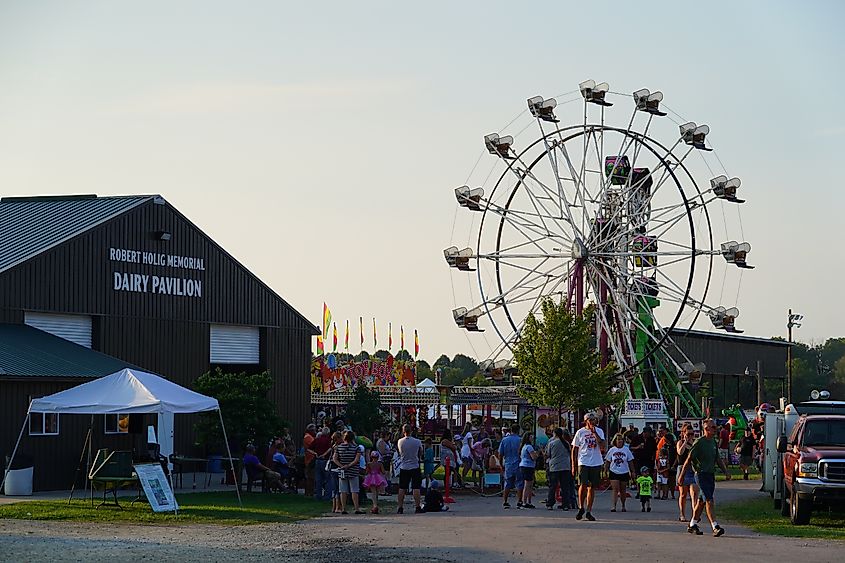The Juneau County Fair in Mauston, Wisconsin.