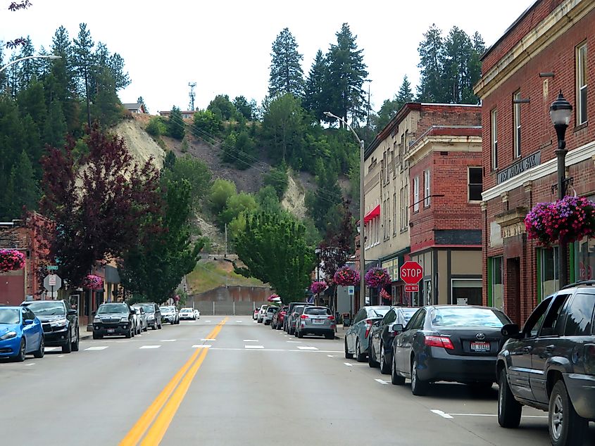 Street view of Bonners Ferry, Idaho. By Ken Lund, CC BY-SA 2.0, Wikimedia Commons