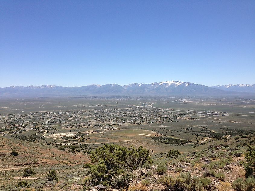 View of Spring Creek from "E" Mountain