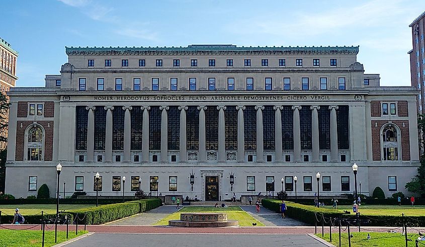Butler Library, North Facade, Columbia University, New York