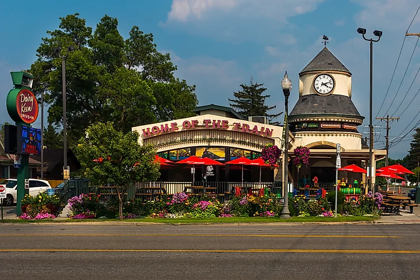 A charming roadside restaurant in Heber City, Utah