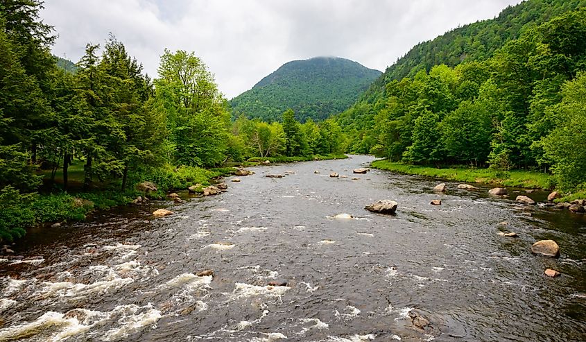 View of High Falls Gorge, Adirondacks